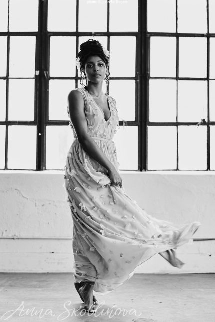 Floral Wedding Dress by Anna Skoblikova