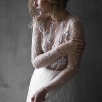 Weightless airy handmade Wedding dress