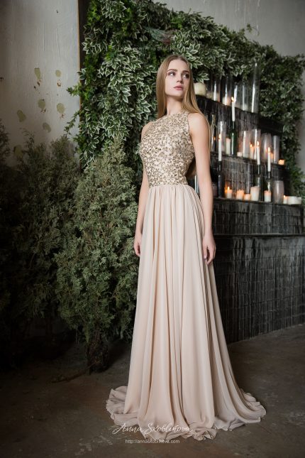 Gold Wedding dress by Anna Skoblikova