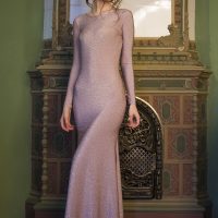 Tina - Silhouette evening dress emphasizes the curves and catches everyones attention with it's shimmer - Anna Skoblikova