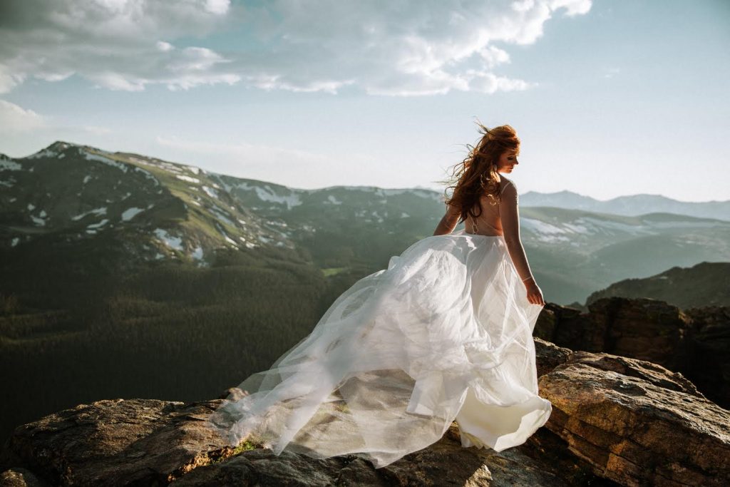 Transparent top Wedding Dress - Anna Skoblikova
