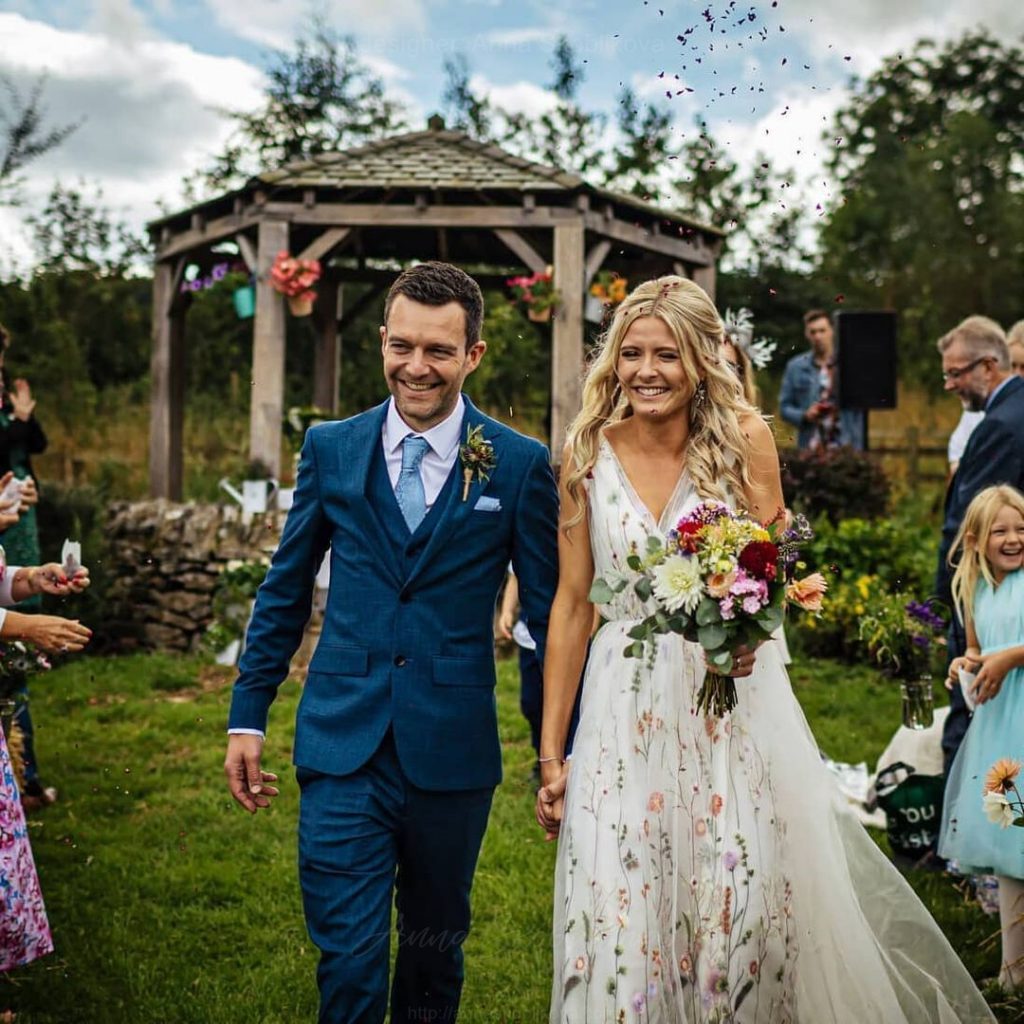 Wedding dress with colorful flowers - 0142 / Anna Skoblikova | Rachel | Photo 5