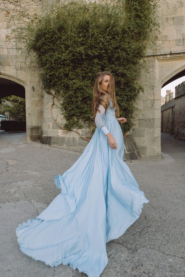 plunging neckline wedding dress Anna Skoblikova  0176  Photo 6
