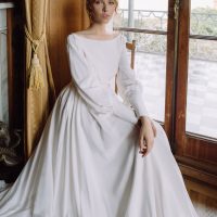 Crepe wedding dress - Nevada  Anna Skoblikova  0180 | Photo 7