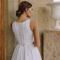 Scoop neck wedding dress - Jeneva / Anna Skoblikova / 0177 / Photo 5