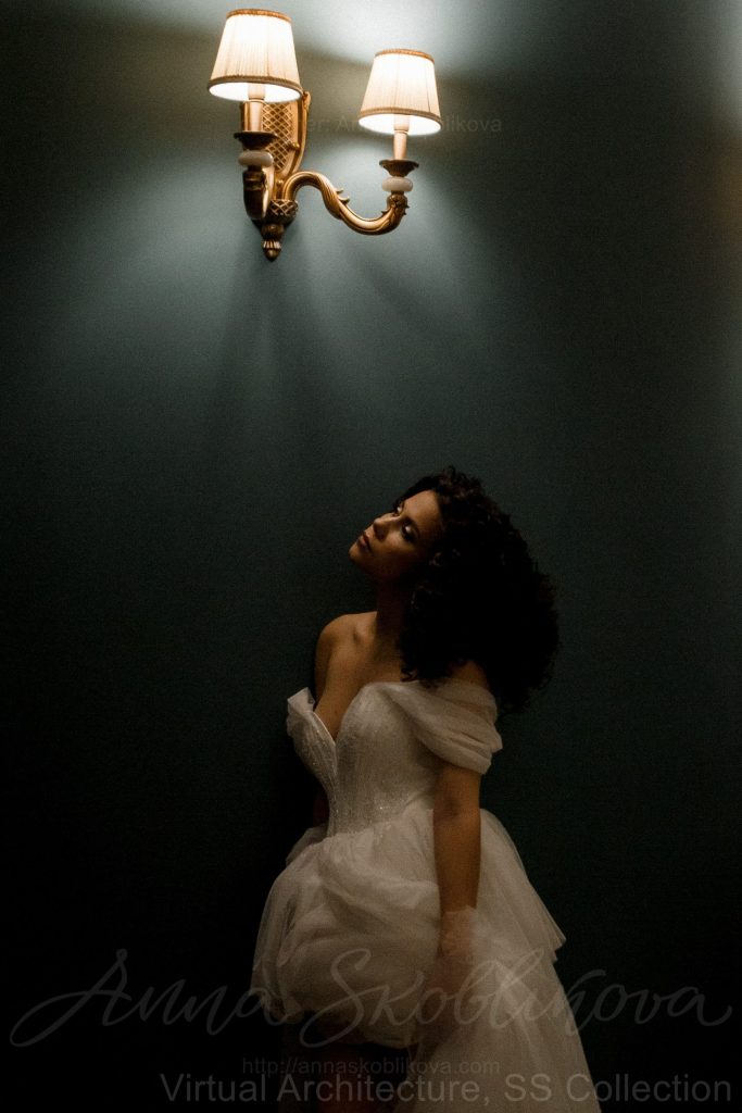 Off the shoulder sleeves wedding dress - Whitney \ Anna Skoblikova \ 0190 | Photo 2